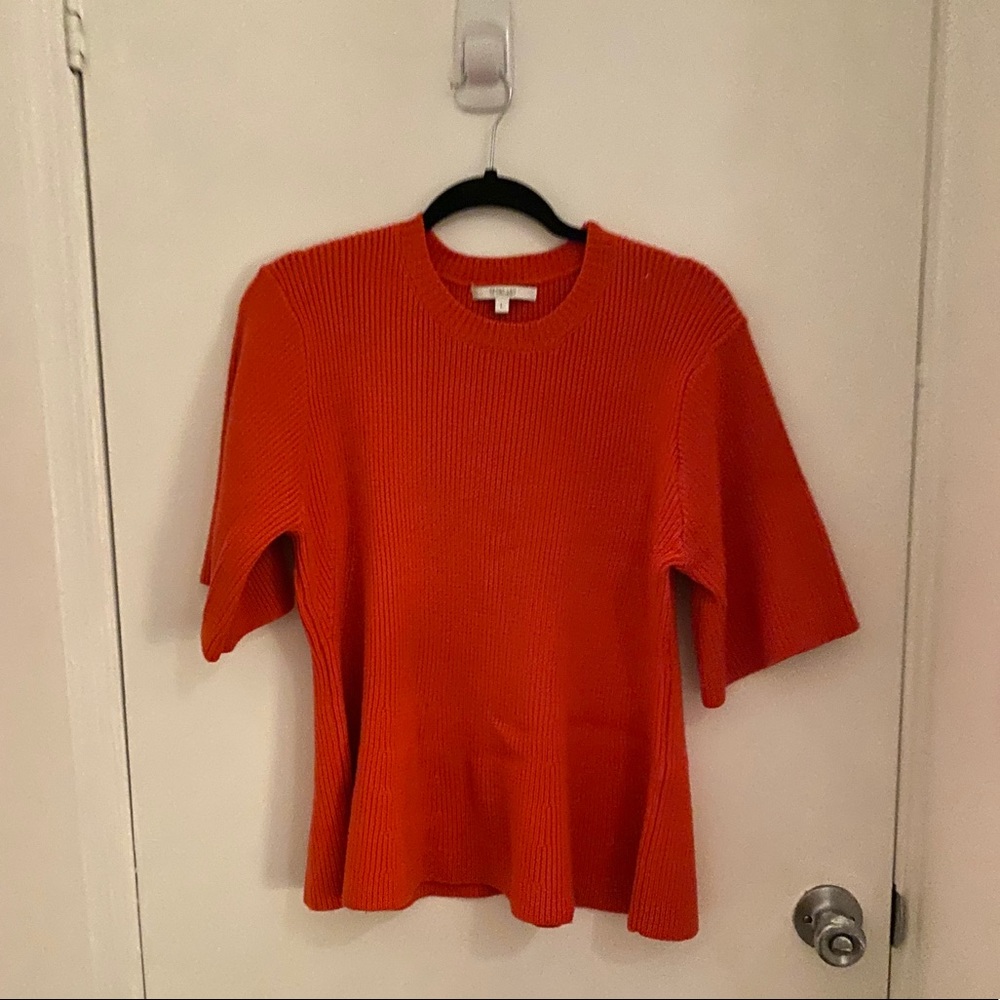 Insanely soft burnt orangey red Derek Lam sweater